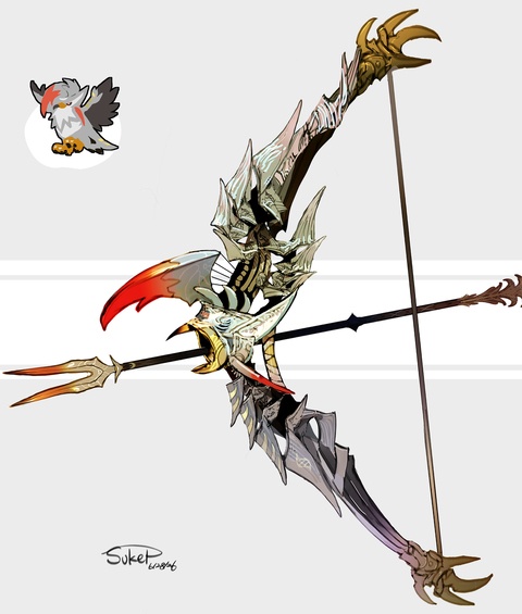 メガムクホークモチーフの武器 （ポケモン）