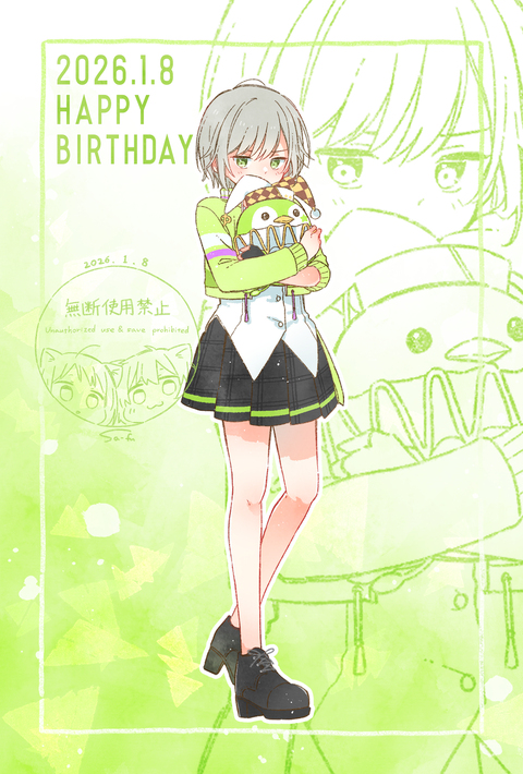 初心にかえって初期衣装を描いてみた⑧