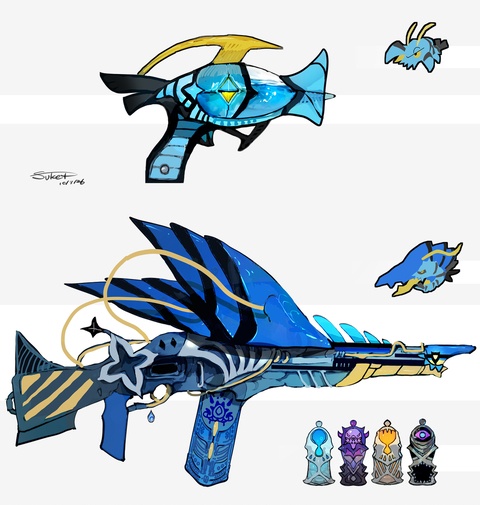 ウデッポウ・ブロスターモチーフの武器（ポケモン）