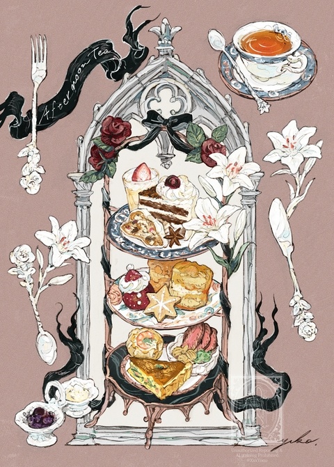 黒い森のアフタヌーンティー at TEAVRIL