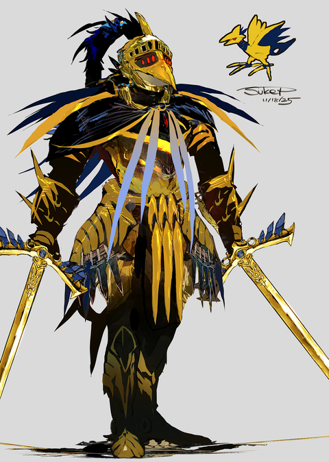 メガエアームドモチーフの騎士