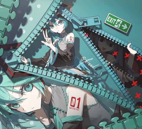 拉链miku