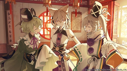 三人寄れば、笑みあふれる　東方幻想エクリプス