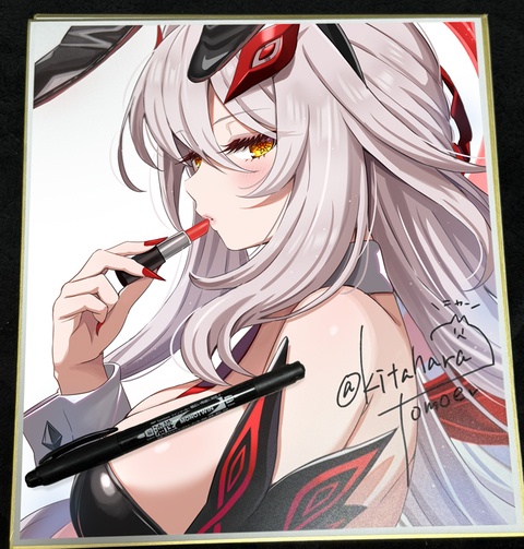 👁🐰バニーロノヴァ色紙 (コミックシティ)