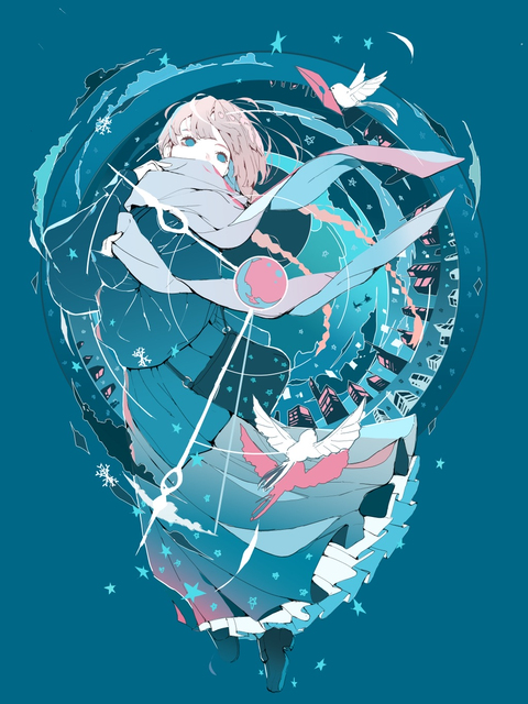 冬の夜空できみを待つ。