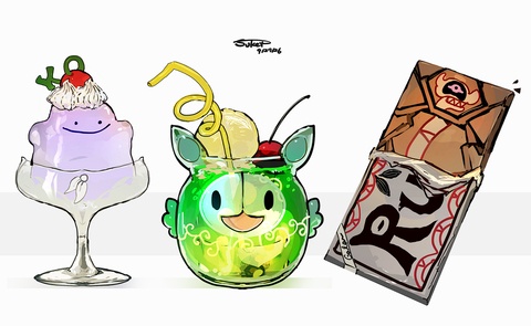 ポケモンモチーフのデザート３