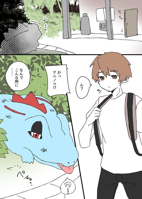 ワニノコと出会う話
