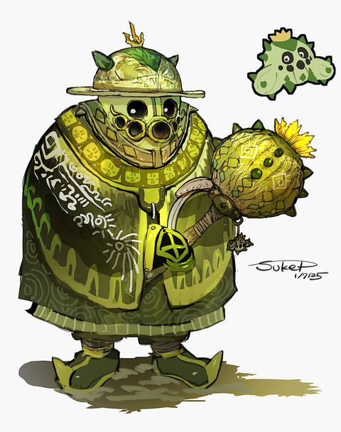 サボネアモチーフの戦士